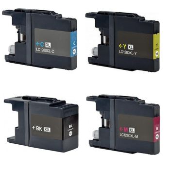 Brother PB-LC1280XVAL LC1280 High Yield CMYK Ink Cartridge Pack