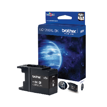 Brother LC1280XLBK High Yield Black Ink Cartridge (2,400 pages*)