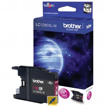Brother LC1280XLM High Yield Magenta Ink Cartridge (1,200 pages*)