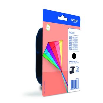 Brother LC223BK BlacK Standard Yield Ink Cartridge (550 pages*)