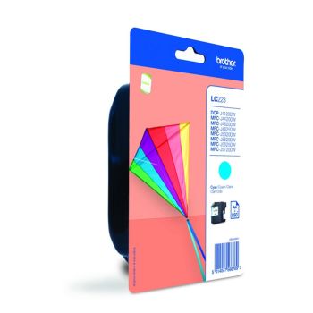 Brother LC-223C Cyan Standard Capacity Ink Cartridge (550 pages*)