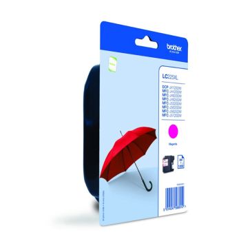 Brother LC225XLM High Yield Magenta Ink Cartridge (1,200 pages*)
