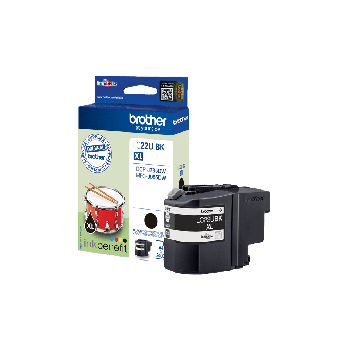Brother LC-22UBK High Yield Black Ink Cartridge (2,400 Pages*)