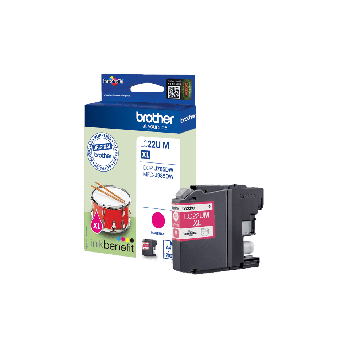 Brother LC-22UM High Yield Magenta Ink Cartridge (1,200 Pages*)