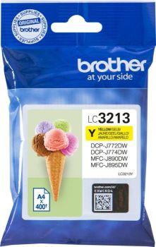 Brother LC-3213Y Yellow Ink Cartridge (400 Pages*)