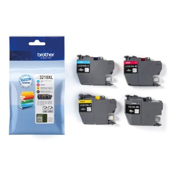 Brother LC3219XL High Yield CMYK Ink Cartridge Pack LC3219XLVAL