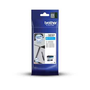 Brother LC3237C High Yield Cyan Ink Cartridge (1,500 Pages*)