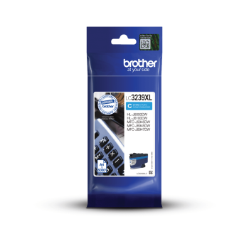 Brother LC3239XLC Super High Yield Cyan Ink Cartridge (5,000 Pages*)