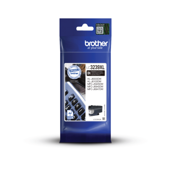 Brother LC3239XLBK Super High Yield Black Ink Cartridge (6,000 Pages*)