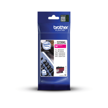 Brother LC3239XLM Super High Yield Magenta Ink Cartridge (5,000 Pages*)