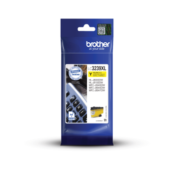Brother LC3239XLY Super High Yield Yellow Ink Cartridge (5,000 Pages*)