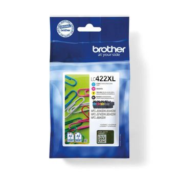 Brother LC422XLVAL CMYK High Yield Ink Cartridge Pack LC422XLVAL