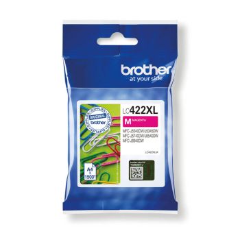 Brother LC422XLM High Yield Magenta Ink Cartridge (1,500 Pages*)