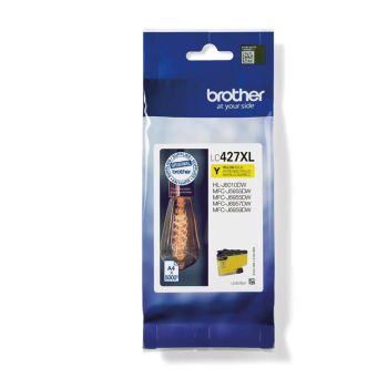 Brother LC427XLY High Yield Yellow Ink Cartridge (5,000 Pages*) LC427XLY