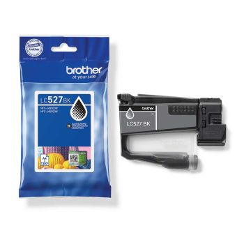 Brother LC527BK Black Ink Cartridge (1,300 Pages*) LC527BK