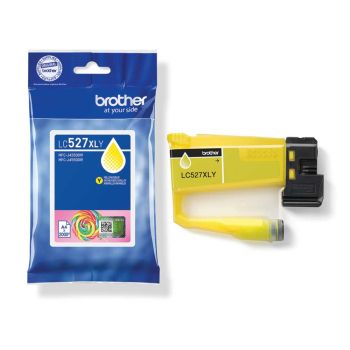 Brother LC527XLY Yellow High Yield Ink Cartridge (2,000 Pages*) LC527XLY