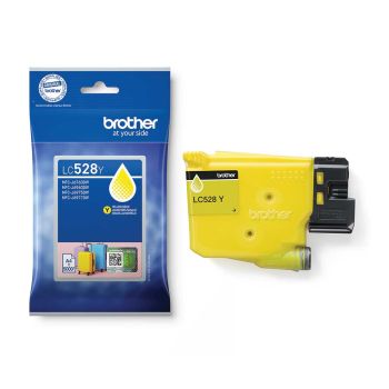 Brother LC528Y Super High Yield Yellow Ink Cartridge (6,000 Pages*) LC528Y