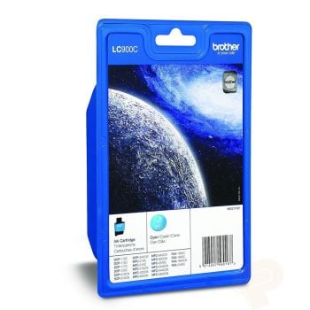 Brother LC900C Cyan Standard Yield Ink Cartridge (400 pages*)