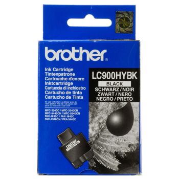 Brother LC900HYBK High Yield Black Ink Cartridge (900 pages*)