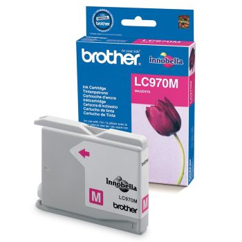 Brother LC970M Magenta Ink Cartridge (300 pages*)