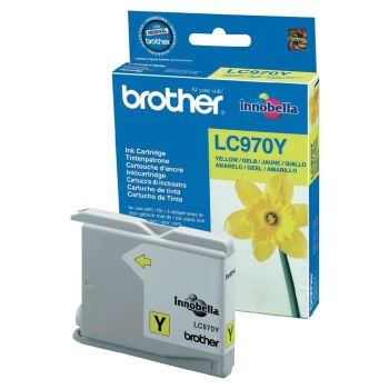 Brother LC970Y Yellow Ink Cartridge (300 pages*)