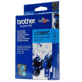 Brother LC980C Cyan Ink Cartridge (260 pages ISO/IEC24711)