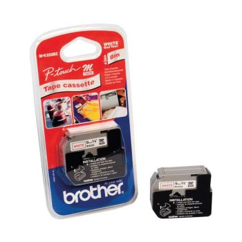 Brother MK222BZ M-K222 9mm Red On White Tape