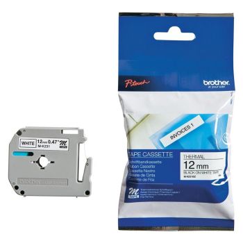 Brother MK231BZ 12mm x 8m Black on White (Non-Metalic)