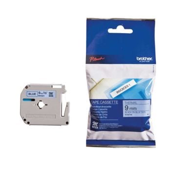 Brother MK521BZ 9mm Black on Blue Tape (non-metalic)
