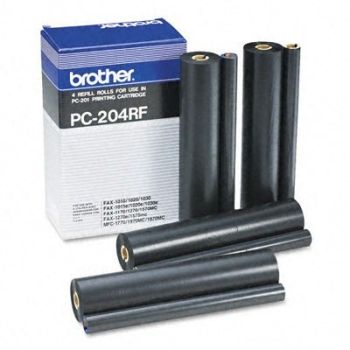 Brother PC204 4 Ribbon refill Pack (4x 420 pages*) PC204RF