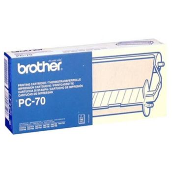 Brother PC70 Ribbon Cartridge - 1x cassette and 1x ribbon (144 pages*)
