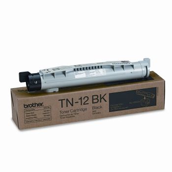 Brother TN12BK Black Standard Yield Toner Cartridge (9,000 pages*)