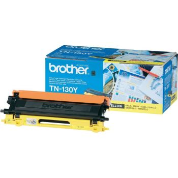 Brother TN130Y Yellow Toner Cartridge (1,500 pages*)