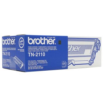 Brother TN2110 Standard Yield Black Toner Cartridge (1,500 pages*)