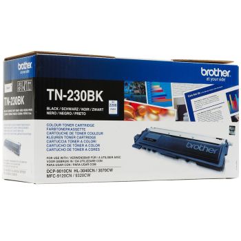 Brother TN230BK Black Toner Cartridge (2,200 pages*)