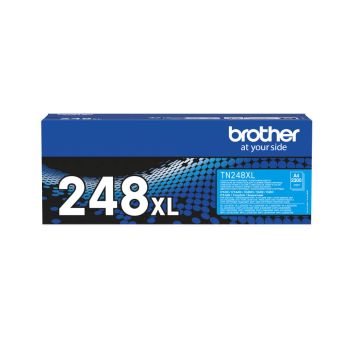 Brother TN248XLC High Yield Cyan Toner Cartridge (2,300 Pages*) TN248XLC