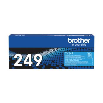 Brother TN249C Extra High Capacity Cyan Toner Cartridge (4,000 Pages*) TN249C