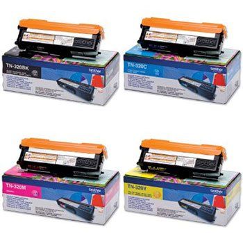 Brother TN320 CMYK Standard Yield Toner Cartridge Multipack