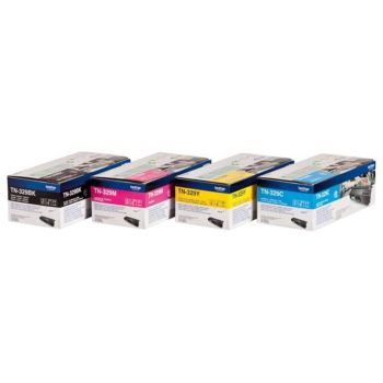 Brother PB-TN329CMYK TN329 Extra High Yield CMYK Toner Cartridge Pack