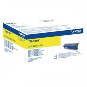 Brother TN910Y Yellow Toner Cartridge (9,000 Pages*)