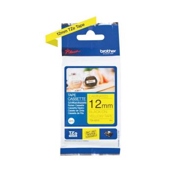 Brother 12mm TZe631S Black on Yellow Tape (4m) TZ631S