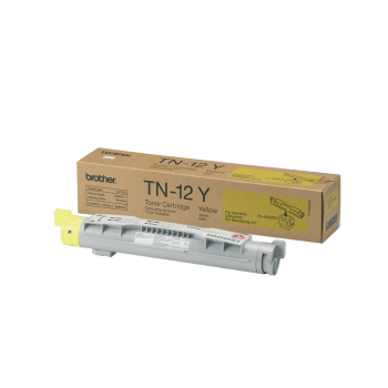 Brother TN12Y Yellow Toner Cartridge (6,000 pages @ 5%)