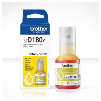 Brother BTD180Y Yellow Ink Cartridge (5,000 Pages*) BTD-180Y