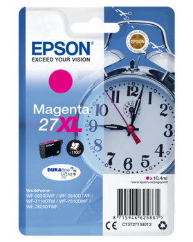 Epson C13T27134010 27XL Magenta Ink Cartridge (1,100 Pages*)