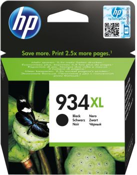 HP C2P23A 934 XL Black Ink Cartridge (400 Pages*) C2P23AE 