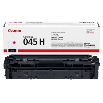 Canon 045H High Capacity Magenta Toner Cartridge (2,200 Pages*) 1244C002