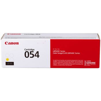 Canon 054 Standard Yellow Toner Cartridge (1,200 Pages*) 3021C002