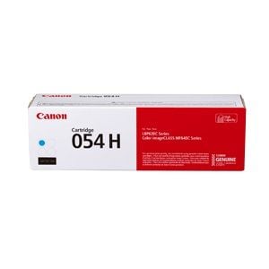 Canon 054H High Yield Cyan Toner Cartridge (2,300 Pages*) 3027C002