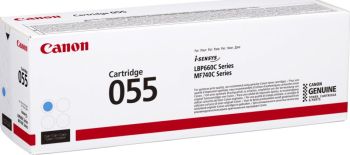 Canon 055 Standard Cyan Toner Cartridge (2,100 Pages*) 3015C002