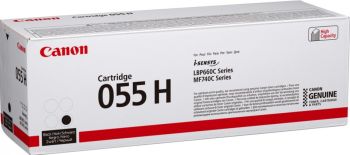 Canon 055H High Yield Black Toner Cartridge (7,600 Pages*) 3020C002
